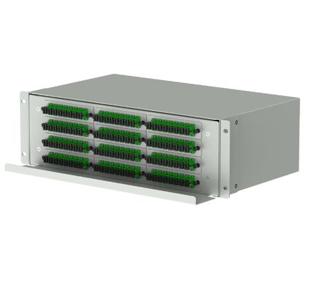 Centro de dados FTTX SC Tipo 96 Portos Fibra Ótica Distribuição Patchpanel Fibra Ótica Equipamento