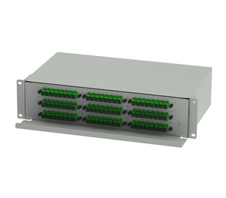 SC UPC Connector Fibra Óptica Patchpanel de Distribuição para Rede FTTH em Data Center