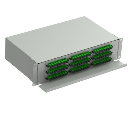 SC UPC Connector Fibra Óptica Patchpanel de Distribuição para Rede FTTH em Data Center