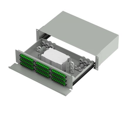 SC UPC Connector Fibra Óptica Patchpanel de Distribuição para Rede FTTH em Data Center