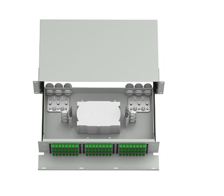 SC UPC Connector Fibra Óptica Patchpanel de Distribuição para Rede FTTH em Data Center