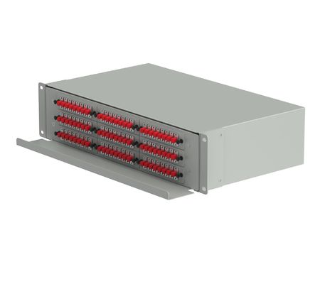 FC Tipo 72 Portos Fibra Óptica Patchpanel de Distribuição para FTTX em Rede ODN Avançada