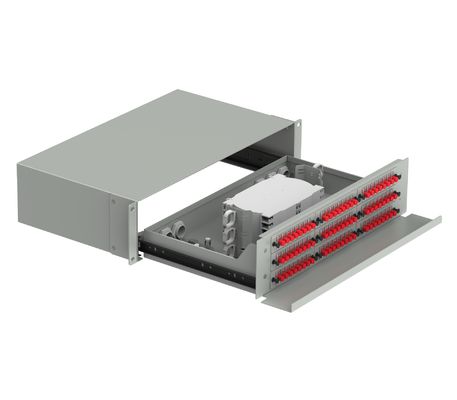 FC Tipo 72 Portos Fibra Óptica Patchpanel de Distribuição para FTTX em Rede ODN Avançada