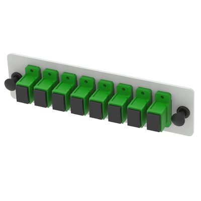 Patchpanel de distribuição de fibra de tipo 2U de 48 portas SC preto para aplicações de data center