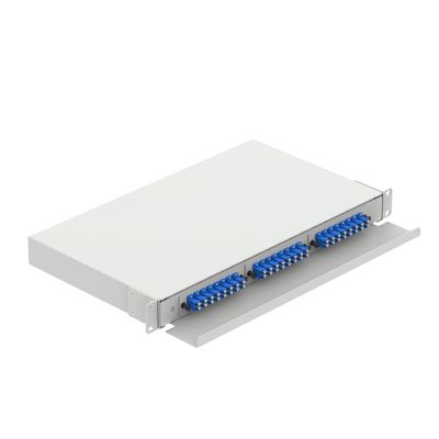 5 LC Tipo 1U 48 Portos Patchpanel de Distribuição de Fibra Óptica para FTTX Tipo de Conector LC
