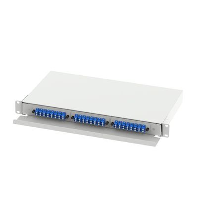 5 LC Tipo 1U 48 Portos Patchpanel de Distribuição de Fibra Óptica para FTTX Tipo de Conector LC