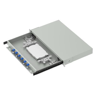 FTTX Patchpanel de distribuição de fibra óptica de tipo SC branco para um desempenho óptimo da rede