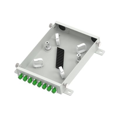 8 núcleos Fibra Óptica FTTH Terminal Box Feito de Alumínio para Rede e Distribuição