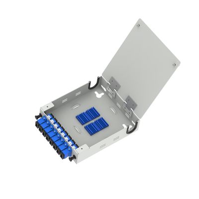 8 Core SC UPC Tipo Fibra Óptica FTTH Terminal Box para distribuição FTTX na rede ODN