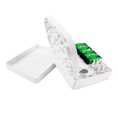 SC/APC Grão 4 núcleos Painel de tomada de fibra óptica de plástico para redes FTTH interiores