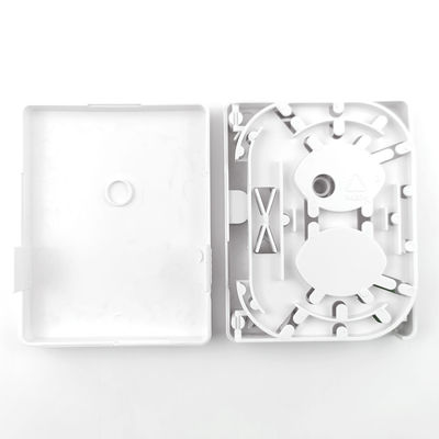 FTTH Network Indoor Wall Mounted FC APC Plastic Fiber Optic Faceplate Socket Panel 2 núcleos