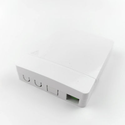 FTTH Network Indoor Wall Mounted FC APC Plastic Fiber Optic Faceplate Socket Panel 2 núcleos