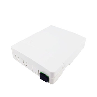 2 núcleos SC APC painel de tomada de fibra óptica de plástico para interior em rede FTTH