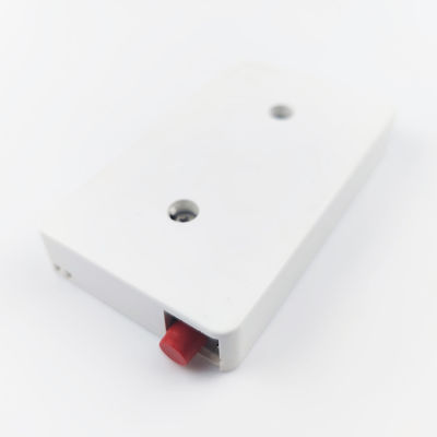 2 núcleos UPC painel de tomada de placa de fachada de fibra óptica de plástico para rede FTTH em branco/cinza