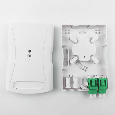 Grão LC APC Fibra Óptica de Plástico Faceplate Socket Panel 2 núcleos para rede interna
