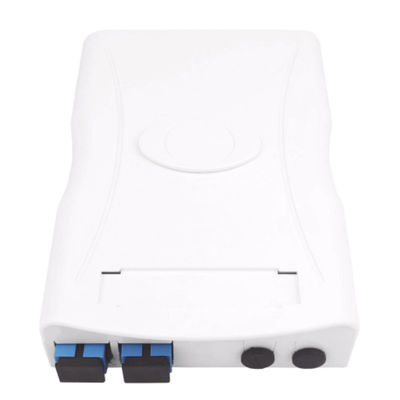 2 núcleos painel de tomada de placa de fachada de fibra óptica de plástico UPC para instalação em parede