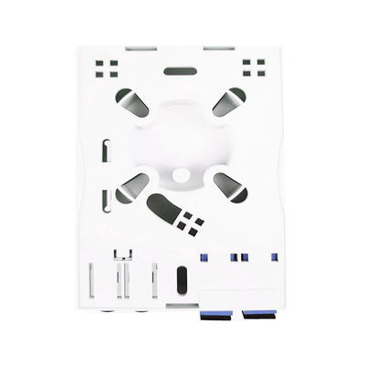 2 núcleos painel de tomada de placa de fachada de fibra óptica de plástico UPC para instalação em parede