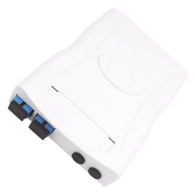 2 núcleos painel de tomada de placa de fachada de fibra óptica de plástico UPC para instalação em parede