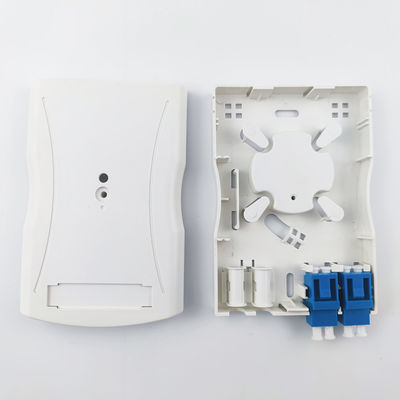 2 núcleos de fibra óptica soquete painel de parede montado para aplicação de rede FTTH interior