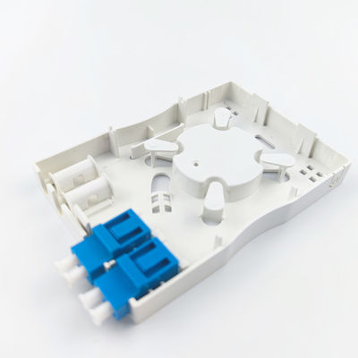 2 núcleos de fibra óptica soquete painel de parede montado para aplicação de rede FTTH interior