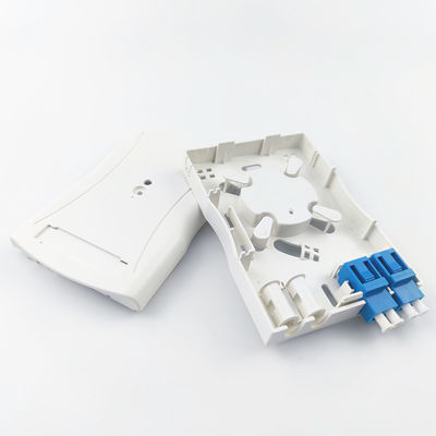 2 núcleos de fibra óptica soquete painel de parede montado para aplicação de rede FTTH interior