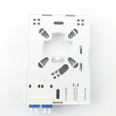 2 núcleos de fibra óptica soquete painel de parede montado para aplicação de rede FTTH interior