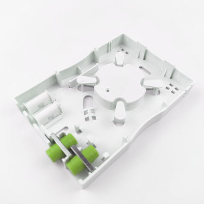 2 núcleos FC/APC painel de tomada de fibra óptica de plástico para rede LAN com fio em ambientes internos