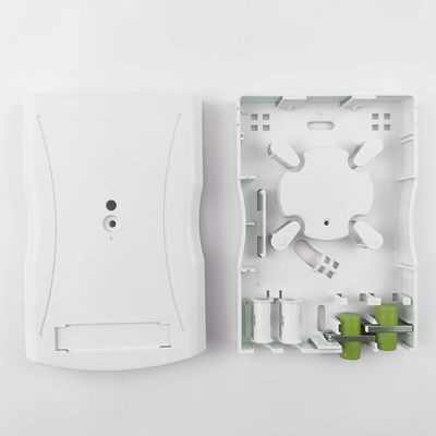 2 núcleos FC/APC painel de tomada de fibra óptica de plástico para rede LAN com fio em ambientes internos