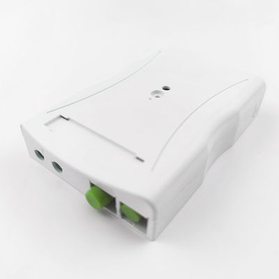 2 núcleos FC/APC painel de tomada de fibra óptica de plástico para rede LAN com fio em ambientes internos