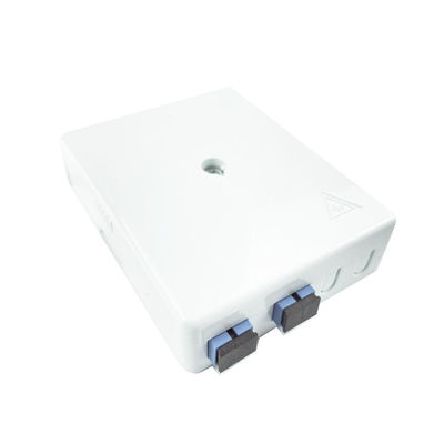 Rede cinza 2 núcleos UPC plástico de fibra óptica placa de fachada Socket Panel SC para interior