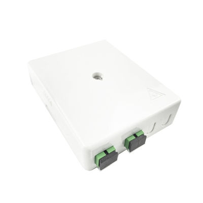 SC APC Fibra Óptica de Plástico Painel de Soquete 2 Núcleos para Redes Interna e FTTH