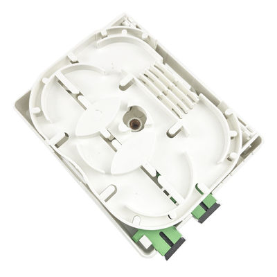 SC APC Fibra Óptica de Plástico Painel de Soquete 2 Núcleos para Redes Interna e FTTH