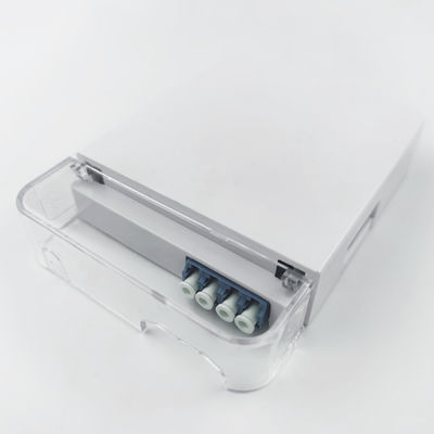 2 núcleos LC/UPC Fibra Óptica de Plástico Face Plate Socket Panel para Indoor em rede FTTH