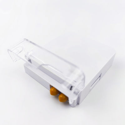 FTTH Network Indoor APC Plastic Fiber Optic Face Plate Socket Panel 2 núcleos ST com 5