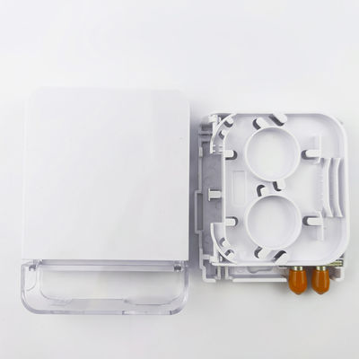 FTTH Network Indoor APC Plastic Fiber Optic Face Plate Socket Panel 2 núcleos ST com 5