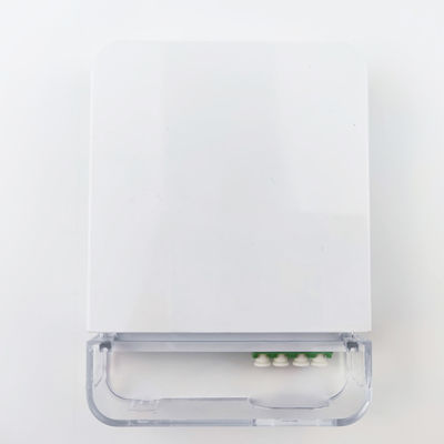 2 núcleos LC APC Painel de tomada de placa de plástico para conexões de fibra óptica de longa duração