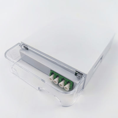 2 núcleos LC APC Painel de tomada de placa de plástico para conexões de fibra óptica de longa duração