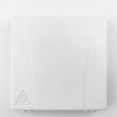 2 núcleos LC APC painel de tomada de fibra óptica de fachada de plástico para interior em rede FTTH