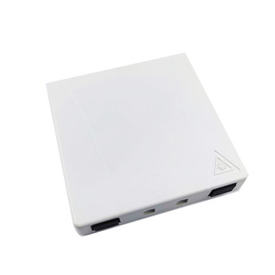 2 núcleos SC APC Fibra óptica de plástico painel de tomada de fachada adequado para rede FTTH