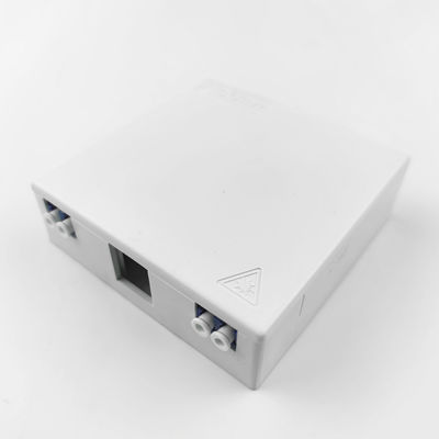 LAN com fios 2 núcleos painel de tomada de fibra óptica de plástico para rede FTTH interna