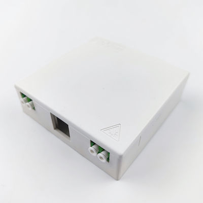 Melhores 2 núcleos LC APC Fibra Óptica de Plástico Painel de Soquete de Faceplate para Rede LAN com fio 5