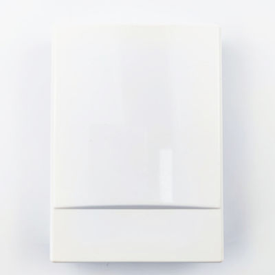 2 núcleos FC/APC painel de tomada de placa de fachada de fibra óptica de plástico para rede FTTH interior