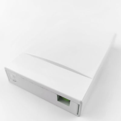 2 núcleos FC/APC painel de tomada de placa de fachada de fibra óptica de plástico para rede FTTH interior