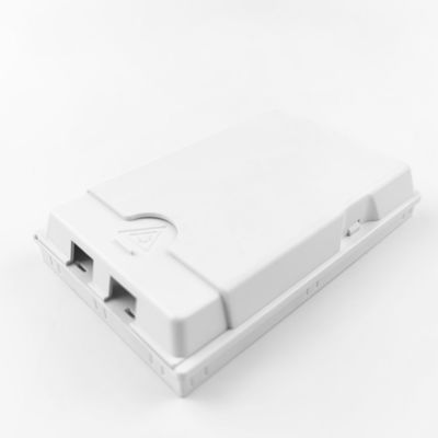 2 Núcleos FC APC Fibra Óptica de Plástico Painel de Soquete Branco para Aplicações FTTH