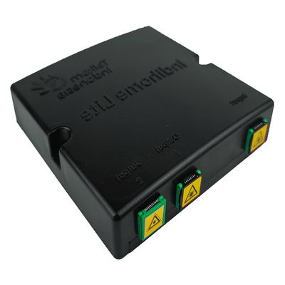 FTTH 2 núcleos SC APC Fibra óptica de plástico Splitter Faceplate Socket Panel com 3 vezes