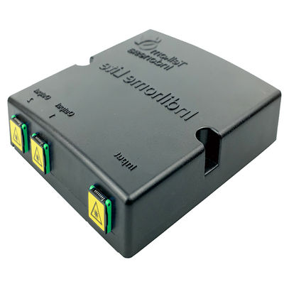 FTTH 2 núcleos SC APC Fibra óptica de plástico Splitter Faceplate Socket Panel com 3 vezes