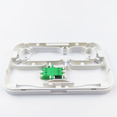 1 Port Grey APC Fibra Óptica de Plástico de Plataforma de Soquete para Interiores em Rede FTTH