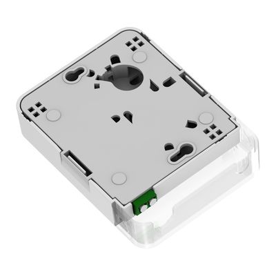 Placa de fachada de fibra óptica de tipo APC de núcleo 1 branco / cinza para conexão FTTH interna