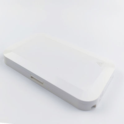 Aplicações de rede FTTH Painel de tomada de placa de fachada de fibra óptica de plástico para interiores brancos