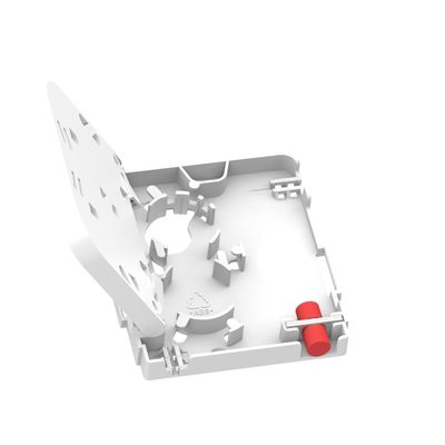 BLANCO 1 Núcleo FC UPC Tipo Fibra Óptica Face Plate 5 para Interiores em Rede FTTH